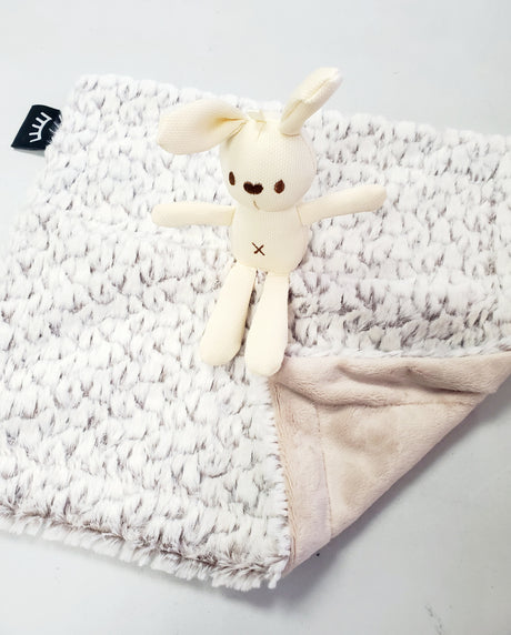Winx+Blinx Cuddly Taupe Bunny Mini Minky Lovey