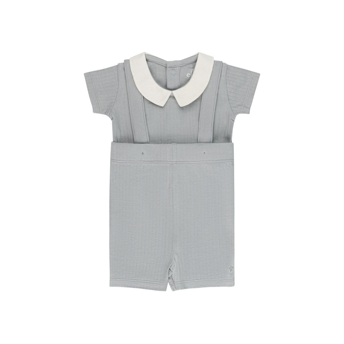 Ely's & Co Wide Rib Rosebud 2 Piece Set