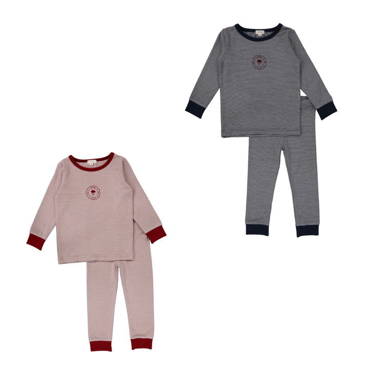 Lil Legs Striped Lounge Set - Main Image