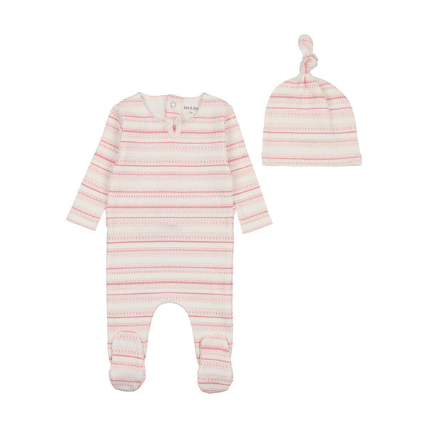 Bee&Dee Alphastripes Footie/Beanie
