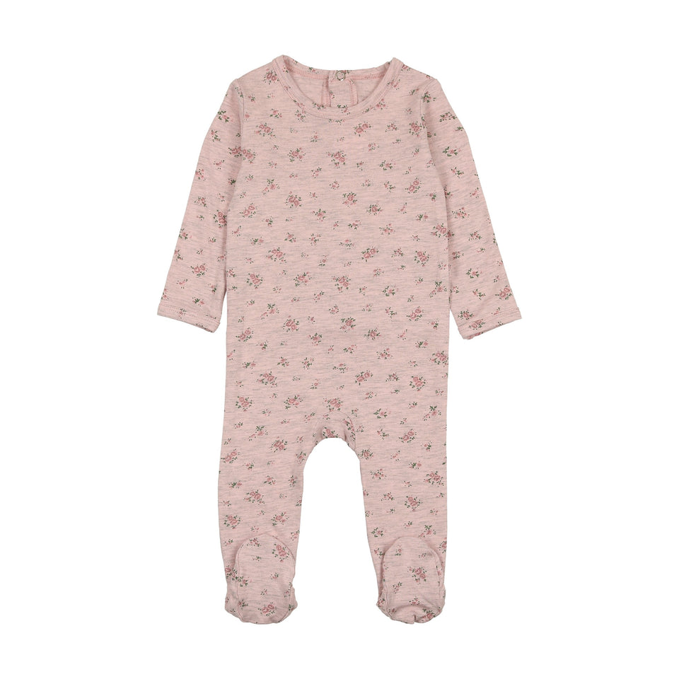 Bonjoy Heathered Floral Footie