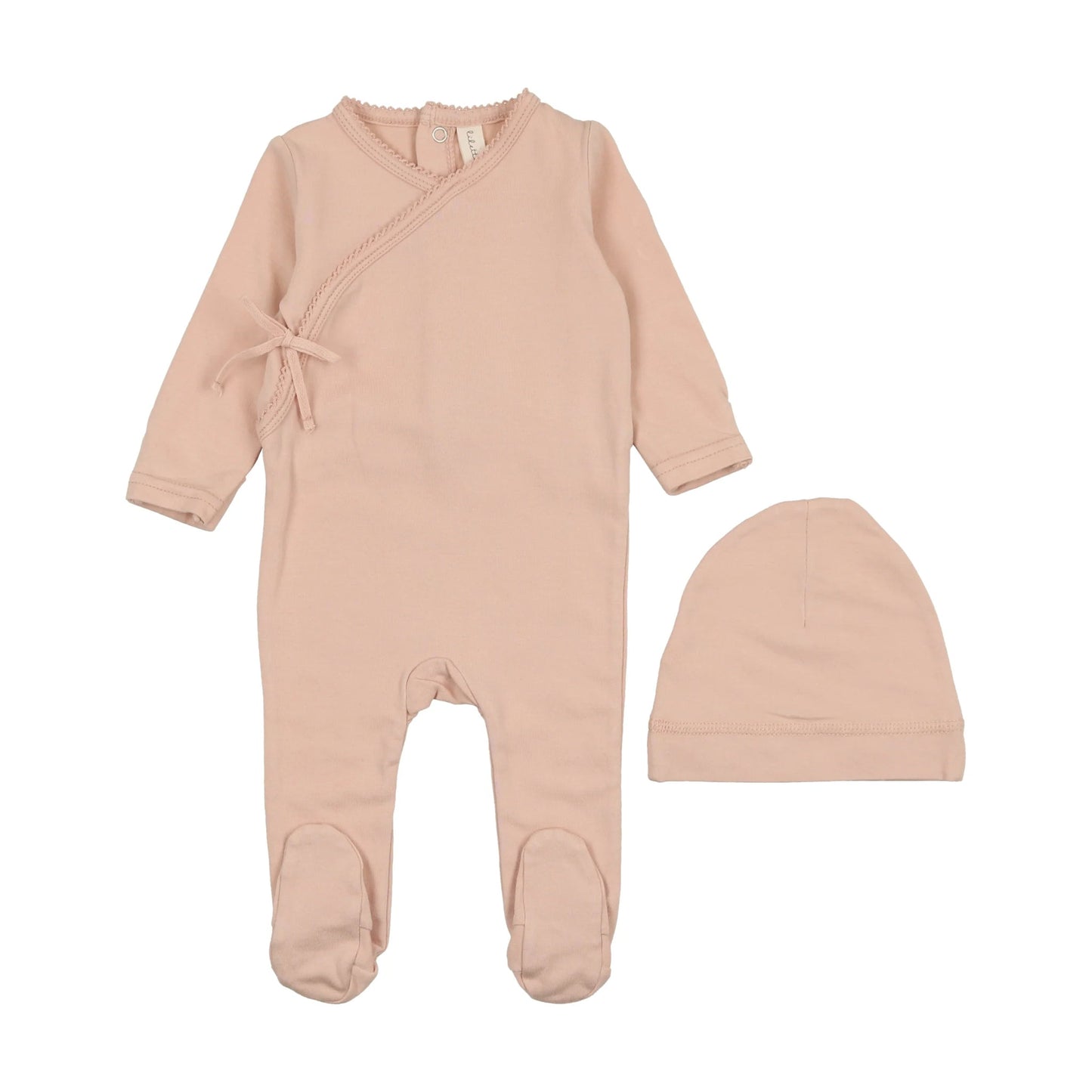 Lilette Brushed Cotton Wrapover Footie