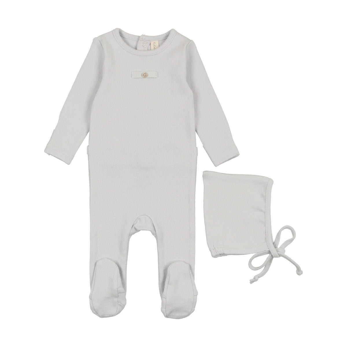 Lilette Pointelle Circle Footie Set