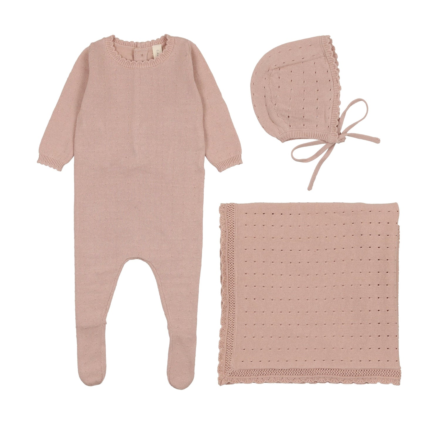 Lilette Dotted/Open/Heart Knit Collection
