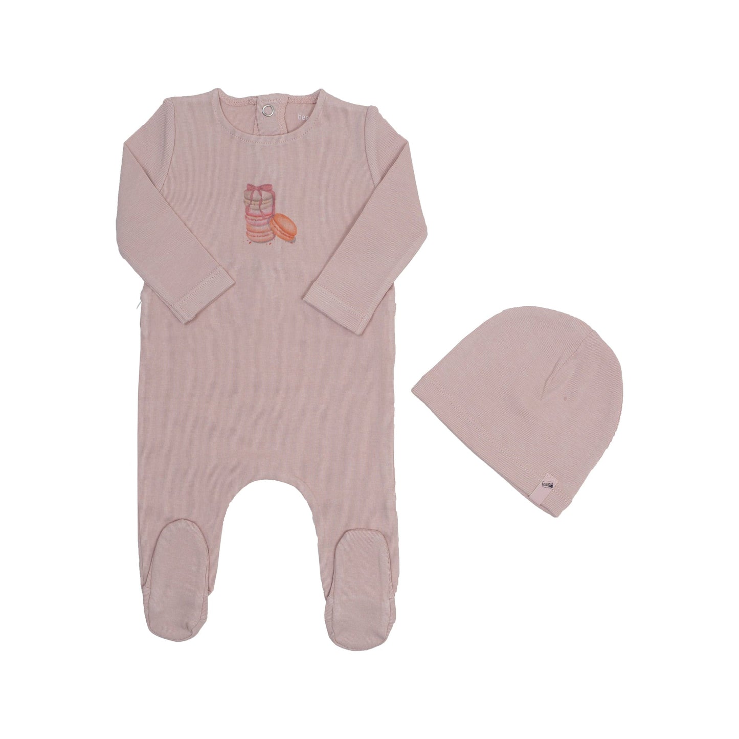 Bee & Dee Macaron Center Print Footie