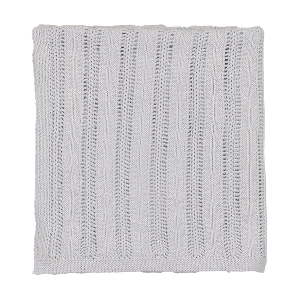 Bee&Dee Pointelle w/ Knit Collar Footie/Bonnet