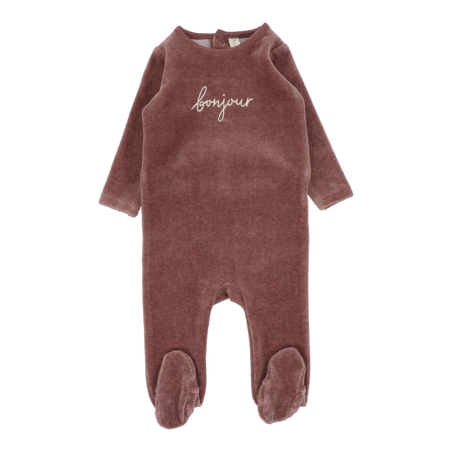 Lilette Velour Bonjour Footie Set