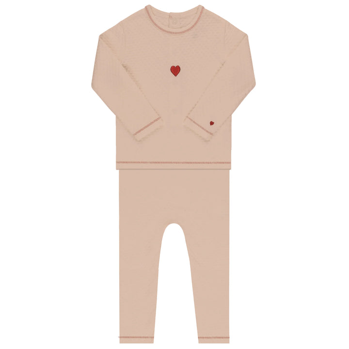 Ely's & Co Heart and Star Long Sleeve Lounge Set