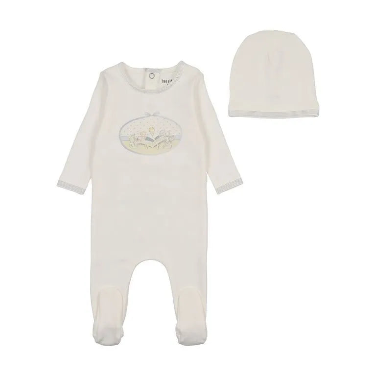 Bee&Dee Storytime Series Footie/Beanie