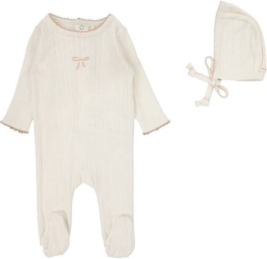 Lilette Pointelle Graphic Footie Collection