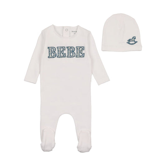 Bee&Dee Bebe Ditsy Footie/Beanie