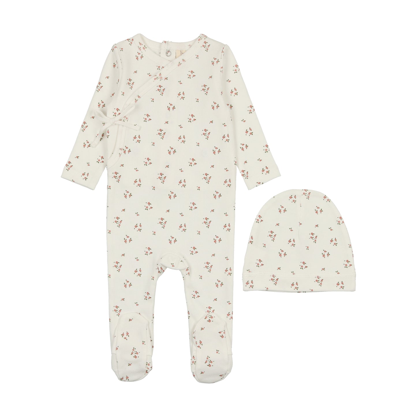 Lilette Dainty Floral Footie Set