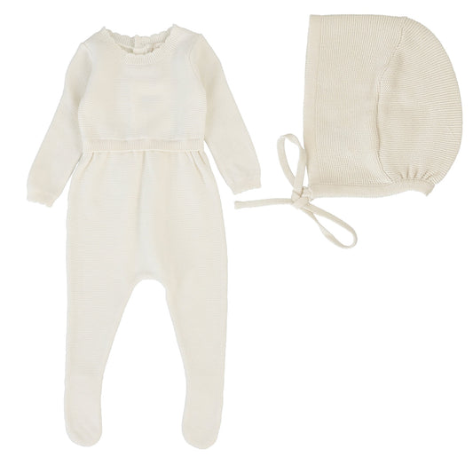 Analogie Knit Footie Set