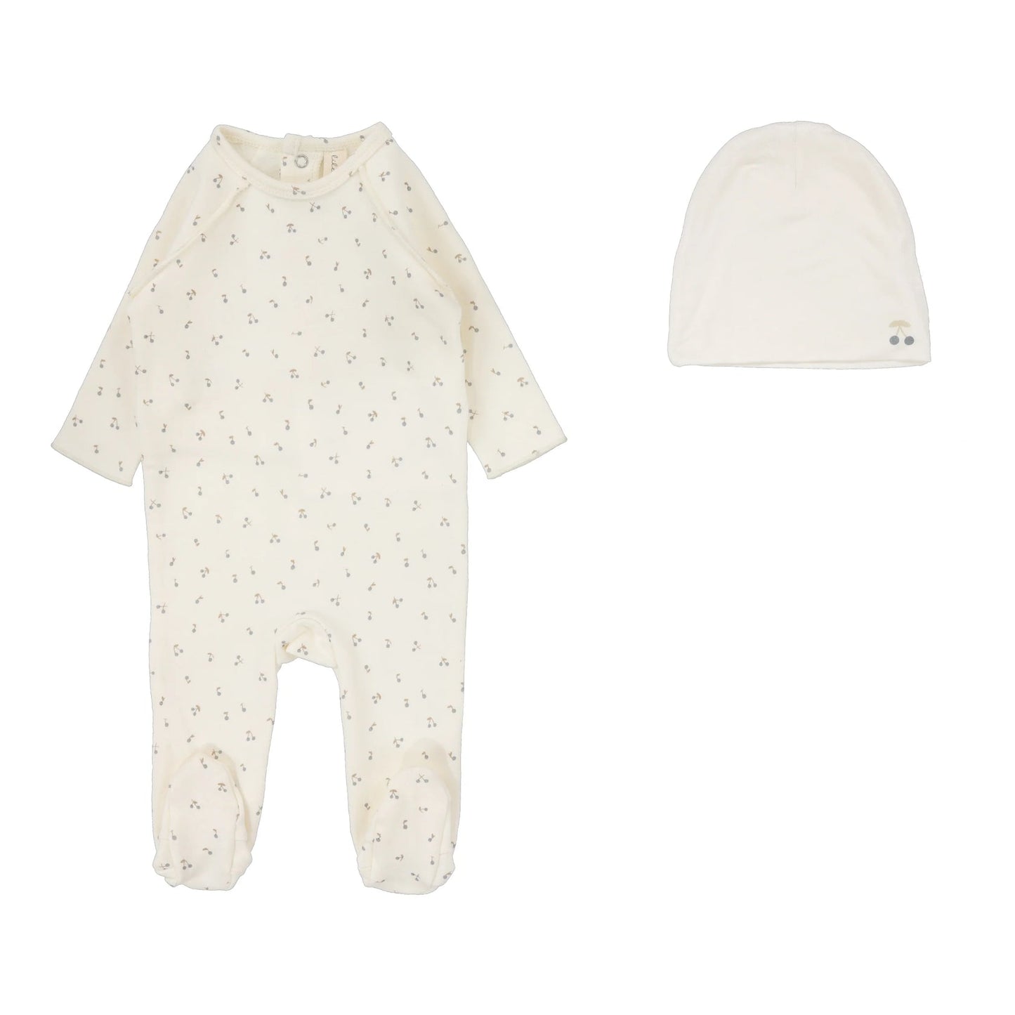Lilette Cherry Print Footie Set