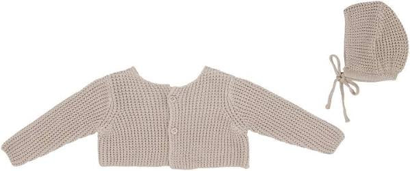 Lilette Chunky Knit Shrug/Bonnet AW25