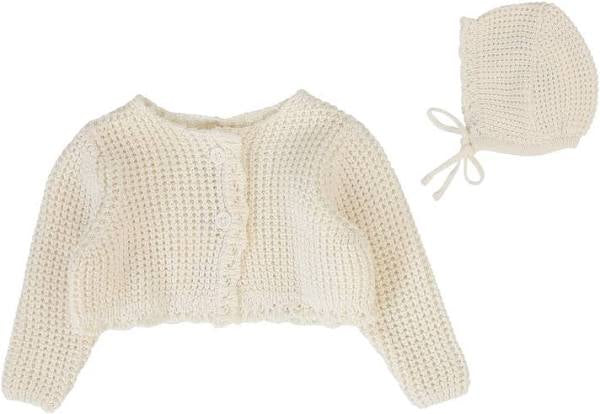 Lilette Chunky Knit Shrug/Bonnet AW25