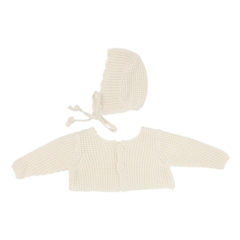 Lilette Chunky Knit Shrug/Bonnet AW25
