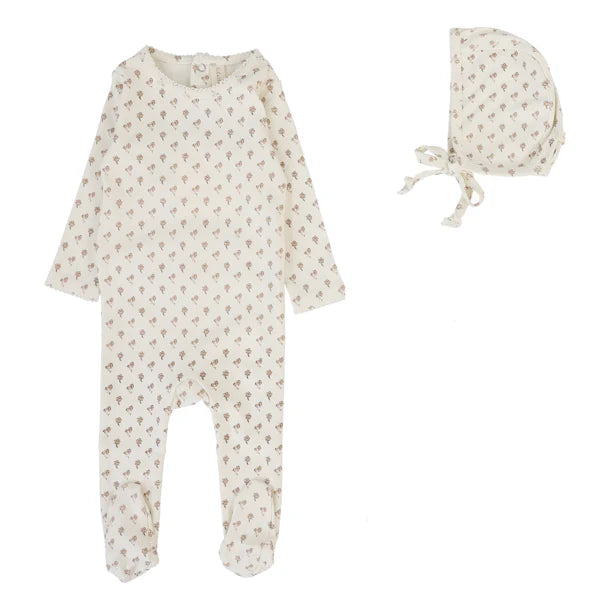 Lilette Ballard Print Footie Set
