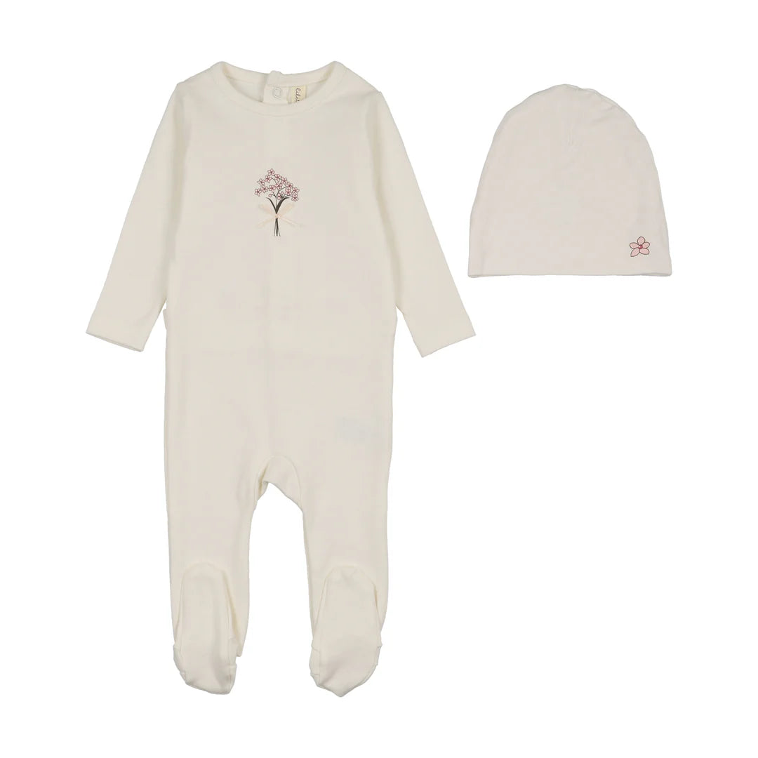 Lilette Bouquet Graphic Footie Set