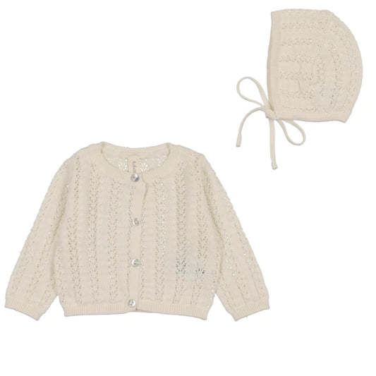Lilette Crochet Knit Shrug