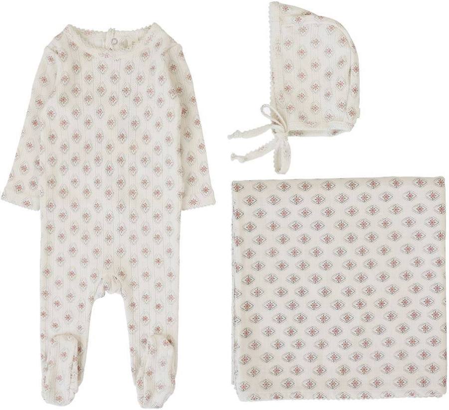 Lilette Geo Floral Footie Set