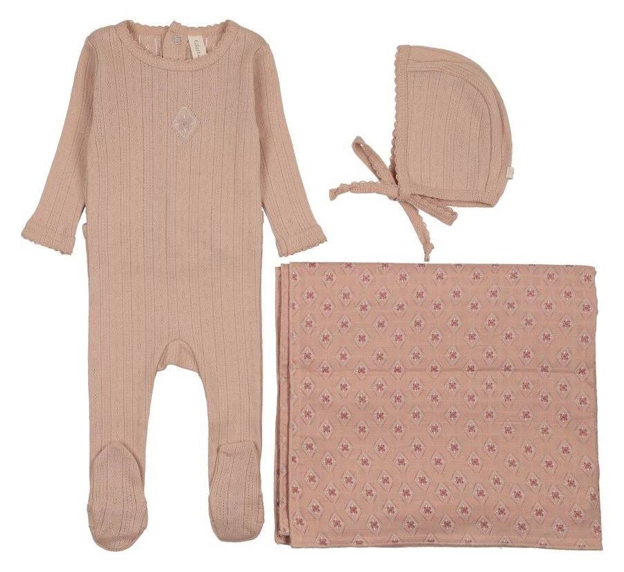 Lilette Geo Floral Footie Set