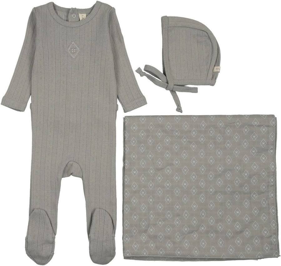 Lilette Geo Floral Footie Set