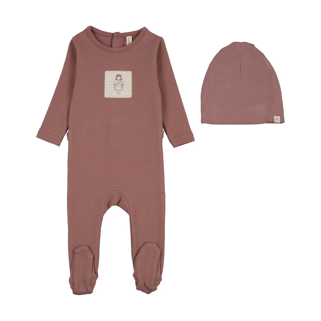 Lilette Graphic Tag Footie Set