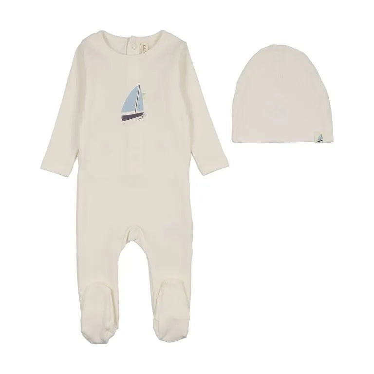 Lilette Nautical Footie Set