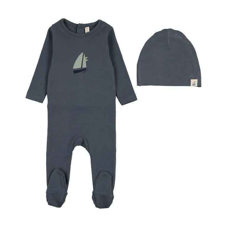 Lilette Nautical Footie Set