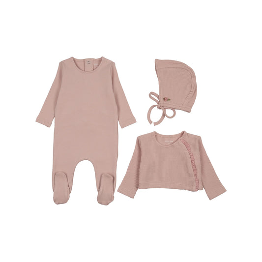 Bee&Dee Waffle Sweater Set