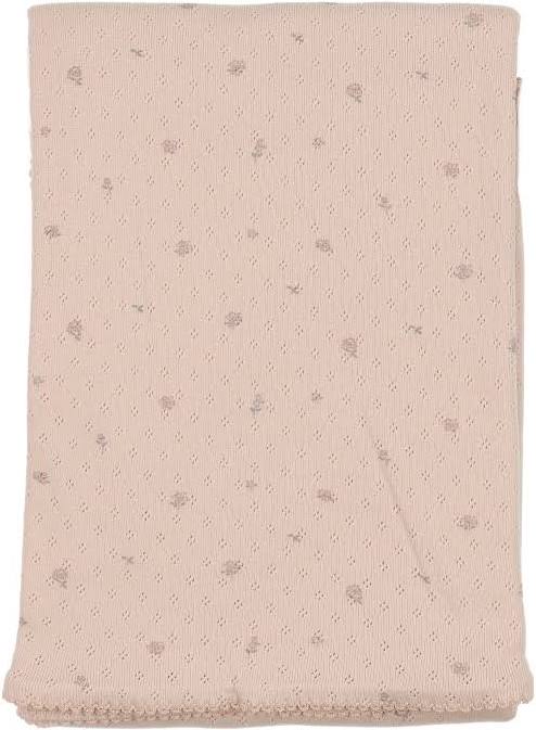 Bee&Dee Pointelle Flowers Footie/Bonnet
