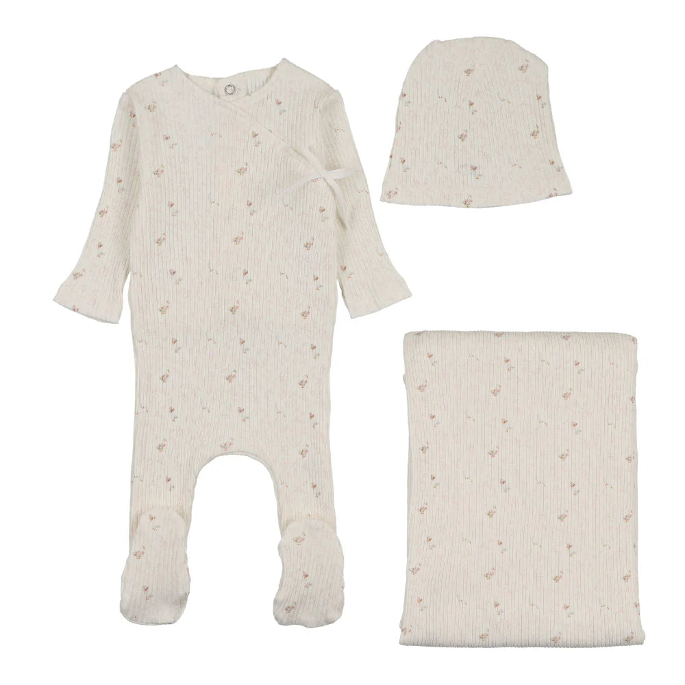Bee&Dee Geese Wide Ribbed Footie/Beanie