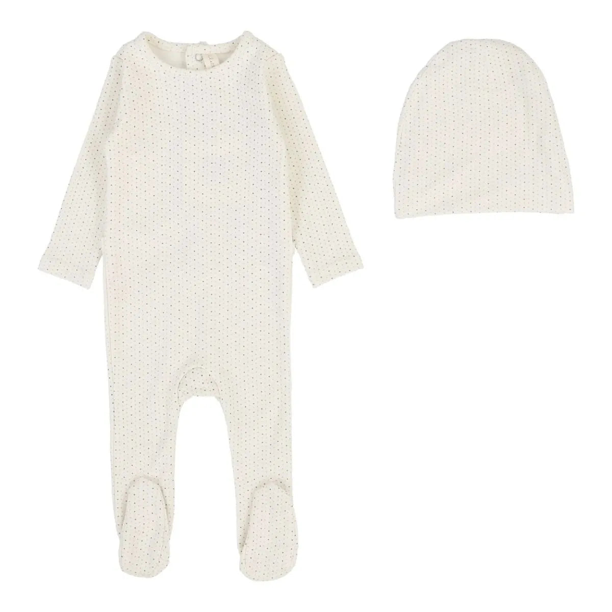 Lilette Dotted Footie Set