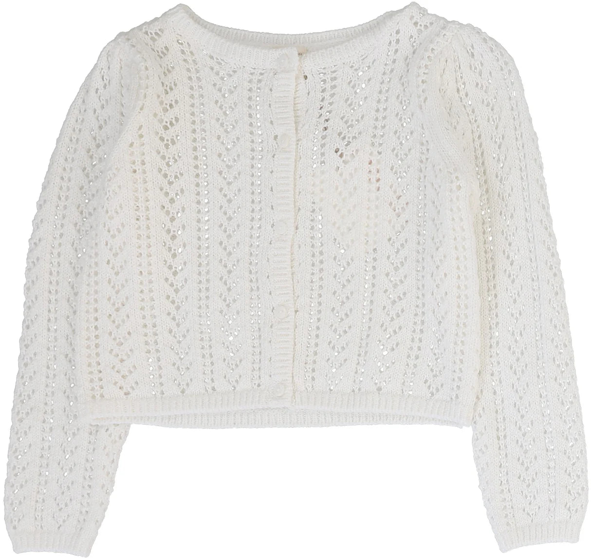 Analogie Pointelle Cardigan