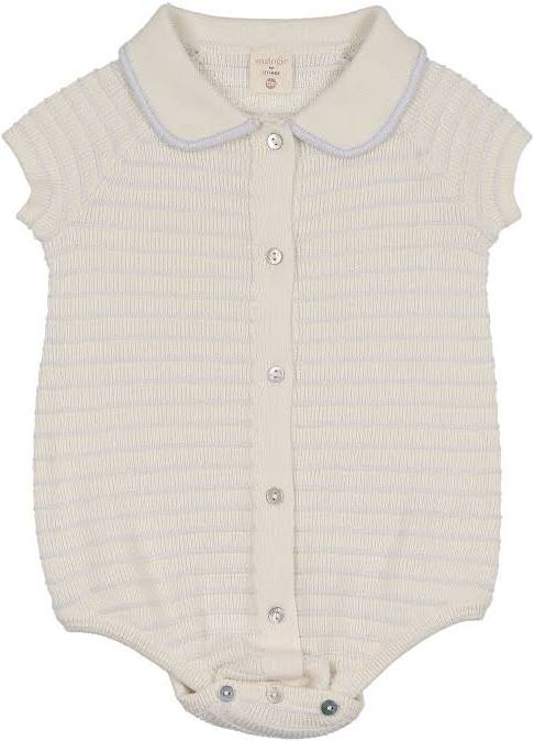 Analogie Textured Knit Romper