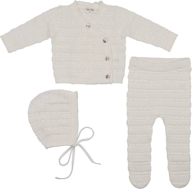 Bee&Dee 2 Piece Knit Bris Set (with blanket)