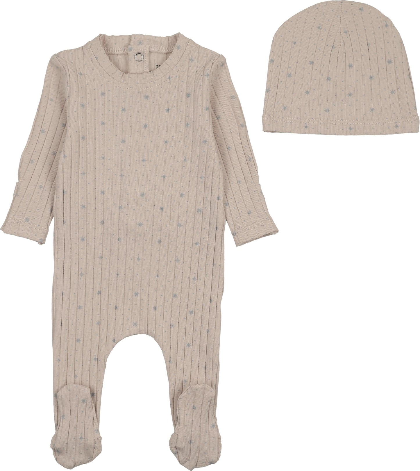Bee&Dee Stars and Dots Footie/Beanie