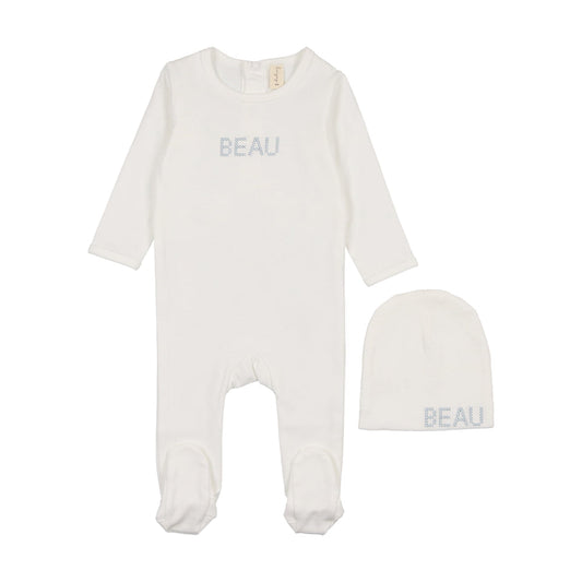 Bonjoy Stitched Beau Footie Set