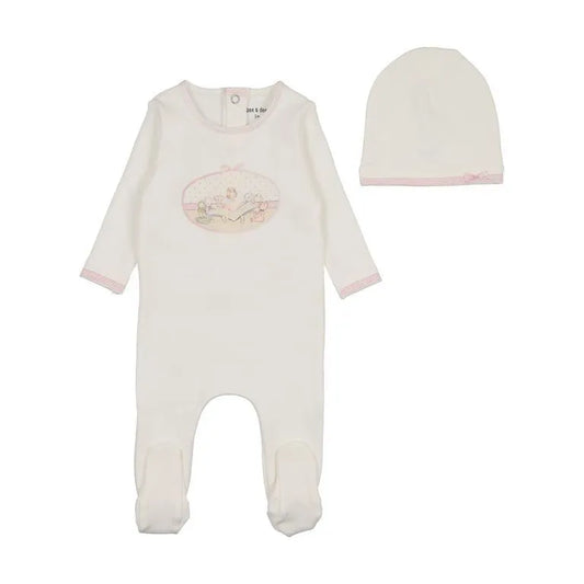 Bee&Dee Storytime Series Footie/Beanie